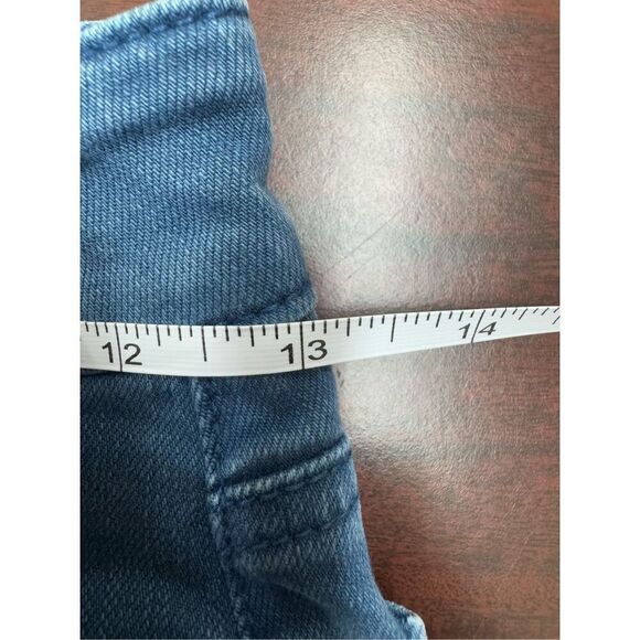 American Eagle Super Stretch Hi-Rise Shortie Blue Shorts Size 0 - Picture 5 of 5